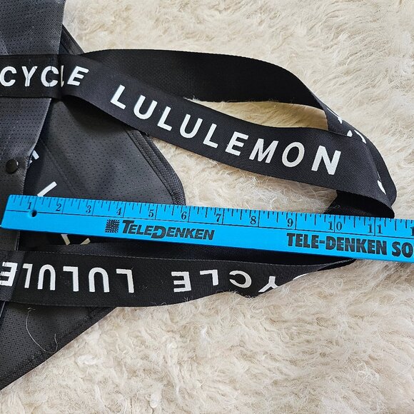 Lululemon Large Black SoulCycle Reflective Reusable Shopping Gym Lunch Bag Lot 2 - Picture 5 of 5